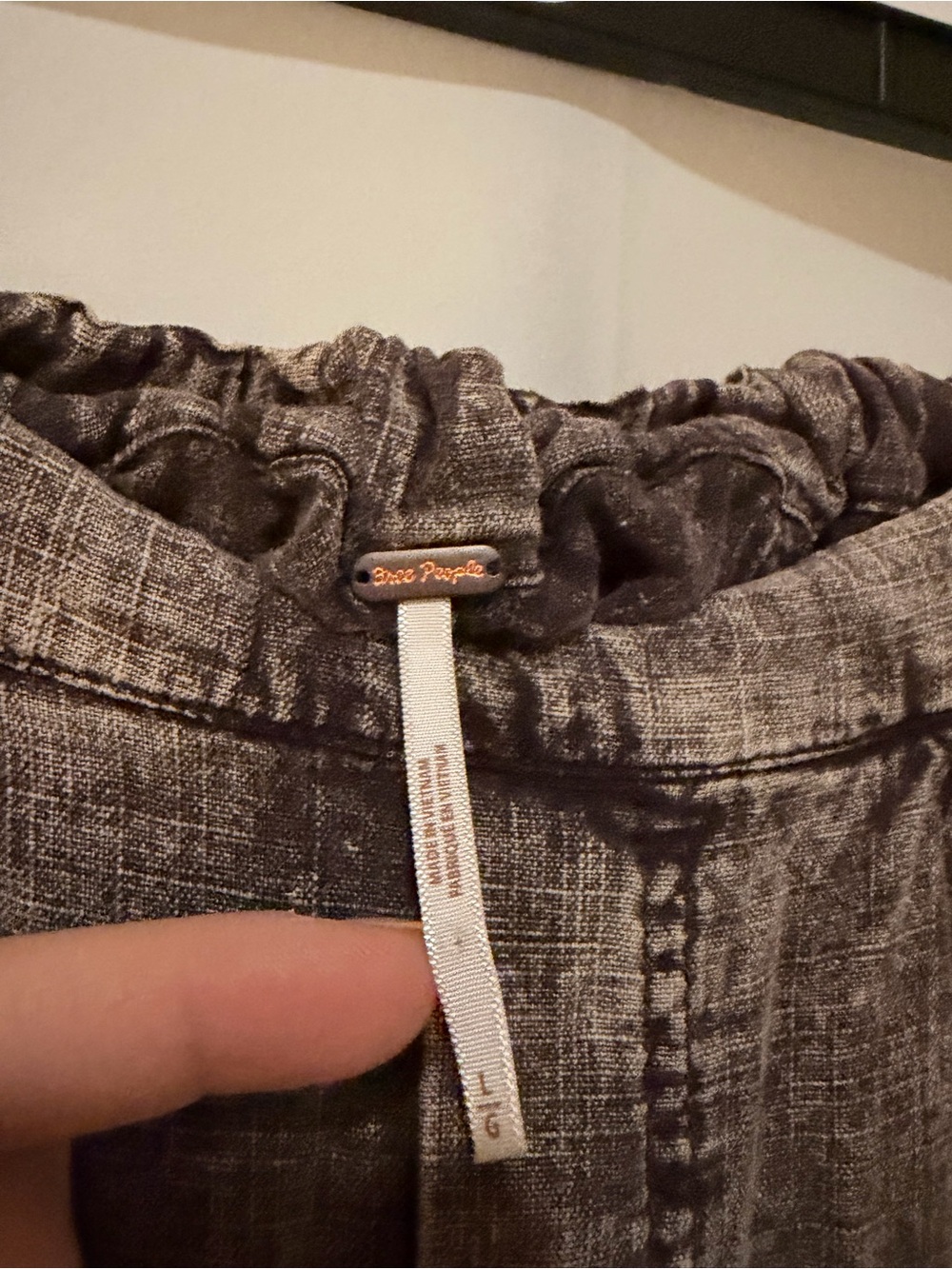 Free People High Road Washed Washed Barrel Relaxed Pants - Picture 9 of 14
